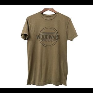 Camp Woodward Tshirt Army Green Mens size S